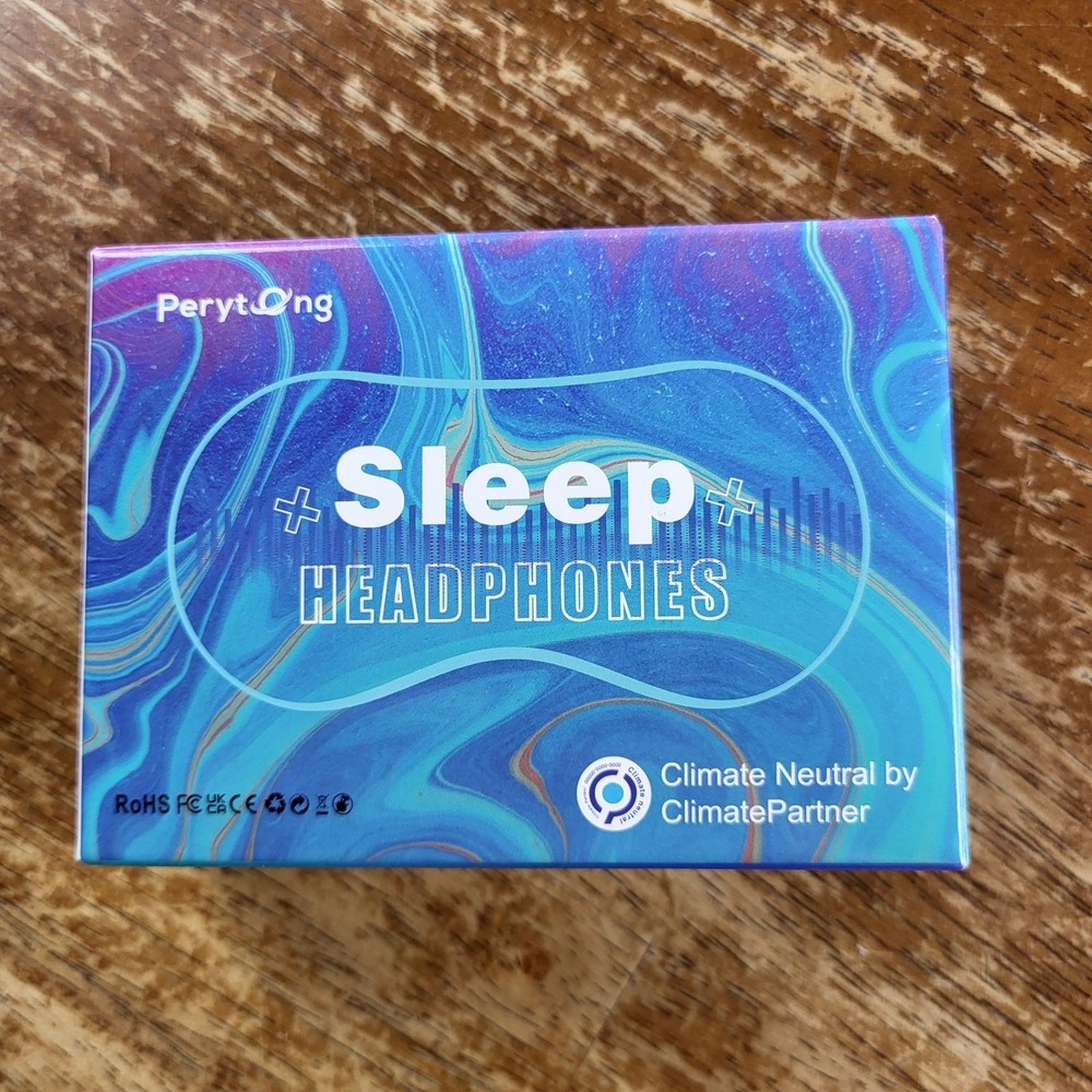 Perytong Sleep Headphones Headband Gray NEW in Box